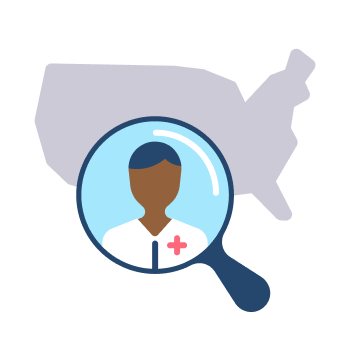 illustration-multicolor-usa-magnifying-glass-doctor